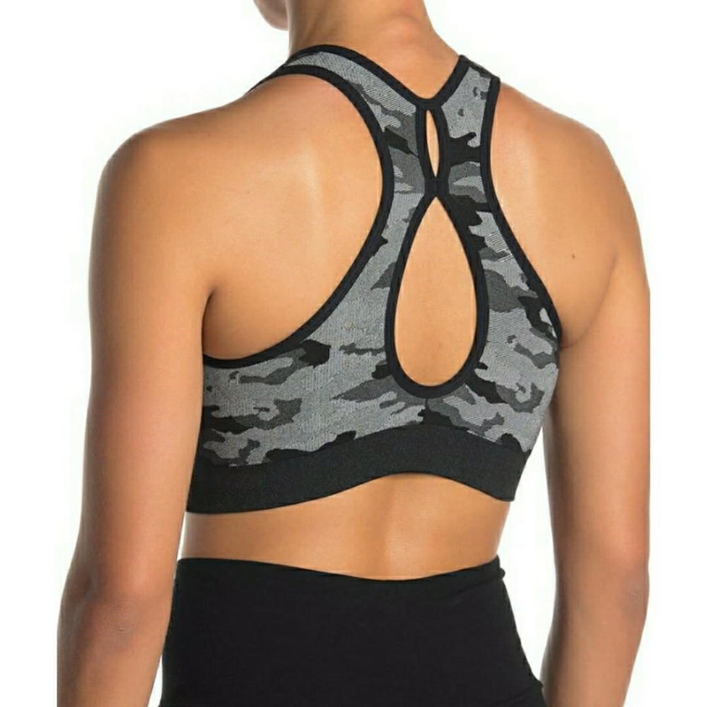 Z by Zella Bootcamp Camo Seamless Bra - Picture 1 of 6